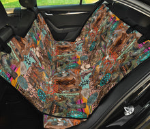 Load image into Gallery viewer, Large Funky Western Pattern Pet Hammock Back Seat Cover For Pets