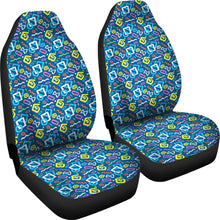 Load image into Gallery viewer, Colorful 80's Abstract Pattern Car Seat Covers