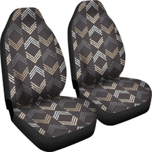 Load image into Gallery viewer, Brown Tan Gray White Boho Ethnic Car Seat Covers