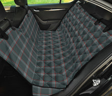 Load image into Gallery viewer, Gray, Red and White Plaid Back Seat Cover For Pets