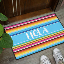 Load image into Gallery viewer, Hola serape style design doormat