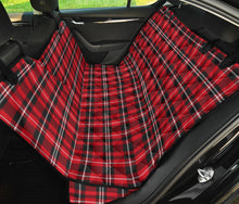 Load image into Gallery viewer, Plaid Red Black White Pet Dog Seat Cover Protector