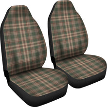 Load image into Gallery viewer, Woodland Plaid Green, Brown Car Seat Covers Set