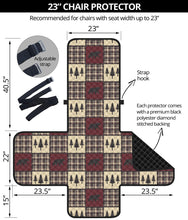 Load image into Gallery viewer, Fall Color Bear Plaid Sofa