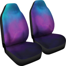 Load image into Gallery viewer, Watercolor Teal, Purple and Blue Ombre Car Seat Covers