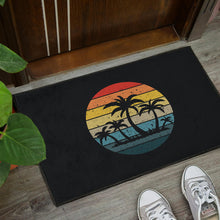Load image into Gallery viewer, Palm Trees Retro Sunset Doormats