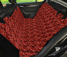 Load image into Gallery viewer, Dark Red Bandana Pet Hammock Paisley Pattern Back Seat Cover For Dogs