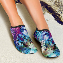 Load image into Gallery viewer, Colorful Tie Dye Rainbow Water Shoes