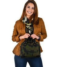 Load image into Gallery viewer, Camo Purse Handbag Green, Brown and Black Camouflage