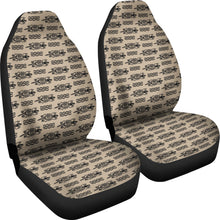 Load image into Gallery viewer, Tan Tribal Lizard Iguana Ethnic Polynesian Car Seat Covers