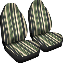 Load image into Gallery viewer, Tuscan Earth Tone Natural Colored Striped Car Seat Covers
