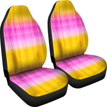 Load image into Gallery viewer, Pink and Yellow Tie Dye Car Seat Covers Seat Protectors
