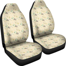 Load image into Gallery viewer, Tuscan Olives Pattern on Light Cream Background Car Seat Covers