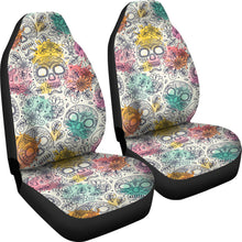 Load image into Gallery viewer, Pastel Sugar Skull Car Seat Covers