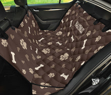 Load image into Gallery viewer, Maximus Brown Paw Print Dog Hammock