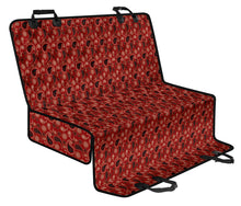 Load image into Gallery viewer, Dark Red Bandana Pet Hammock Paisley Pattern Back Seat Cover For Dogs
