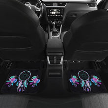 Load image into Gallery viewer, Dreamcatcher and Flower Watercolor Car Floor Mats