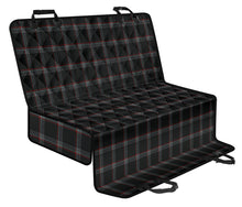 Load image into Gallery viewer, Black, Gray, Red and White Plaid Tartan Back Seat Cover For Pets
