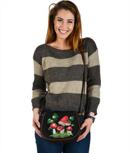 Load image into Gallery viewer, Mushroom Saddle Bag Purse Crossbody