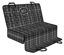 Load image into Gallery viewer, Bailey Pet Seat Cover Gray Plaid