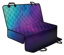 Load image into Gallery viewer, Purple, Teal and Blue Ombre Watercolor Back Seat Protector Cover For Pets