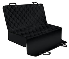 Load image into Gallery viewer, Solid Black Dog Hammock Back Seat Cover For Pets