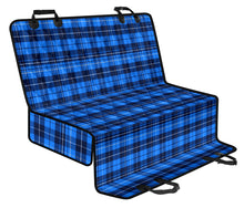 Load image into Gallery viewer, Blue Plaid, Tartan, Back Seat Cover Hammock For Pets
