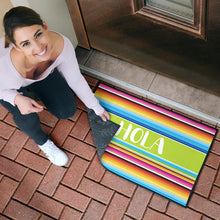 Load image into Gallery viewer, Hola serape style design doormat