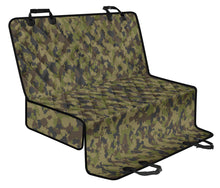 Load image into Gallery viewer, Camo Back Seat Cover For Pets Fits Cars, SUVS and Trucks Camouflage Green, Gray, Brown