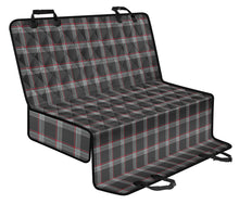 Load image into Gallery viewer, Custom Gray Red Plaid Back Seat Cover For Pets