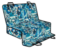 Load image into Gallery viewer, Blue Green and White Tie Dye Dog Hammock Pet Seat Cover