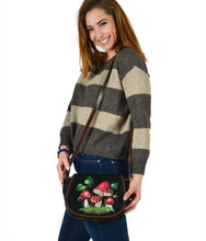 Load image into Gallery viewer, Mushroom Saddle Bag Purse Crossbody