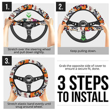 Load image into Gallery viewer, Tropical Flower Steering Wheel COver