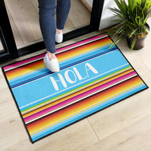 Load image into Gallery viewer, Hola serape style design doormat