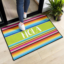 Load image into Gallery viewer, Hola serape style design doormat