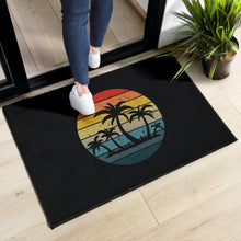 Load image into Gallery viewer, Palm Trees Retro Sunset Doormats