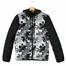 Load image into Gallery viewer, Camouflage Puffer Jacket Women's Coat Quilted Hooded
