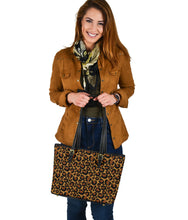 Load image into Gallery viewer, Leopard Print Vegan Leather Tote Bags