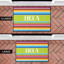 Load image into Gallery viewer, Hola serape style design doormat