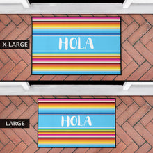 Load image into Gallery viewer, Hola serape style design doormat