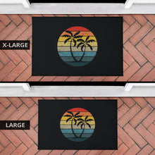 Load image into Gallery viewer, Palm Trees Retro Sunset Doormats