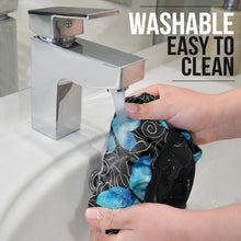 Load image into Gallery viewer, Black and White Vine Steering Wheel Cover