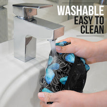 Load image into Gallery viewer, Black and White Vine Steering Wheel Cover