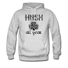 Load image into Gallery viewer, Irish All Year Unisex Hoodie - ash