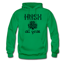 Load image into Gallery viewer, Irish All Year Unisex Hoodie - kelly green