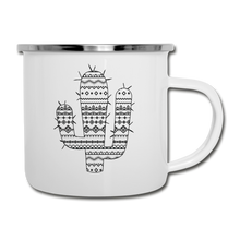 Load image into Gallery viewer, Cactus White Enamel Camping Mug - white