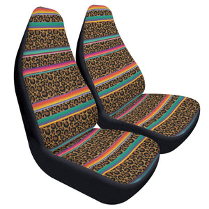Leopard Serape Car Seat Covers (2 Pcs)