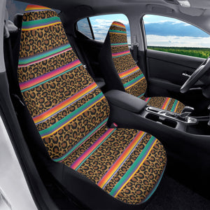 Leopard Serape Car Seat Covers (2 Pcs)