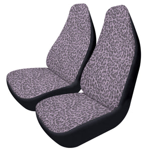 Purple Leopard Car Seat Covers (2 Pcs)