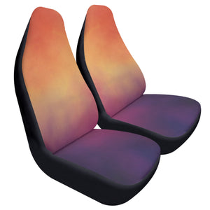 Orange and Purple Ombre Car Seat Covers (2 Pcs)